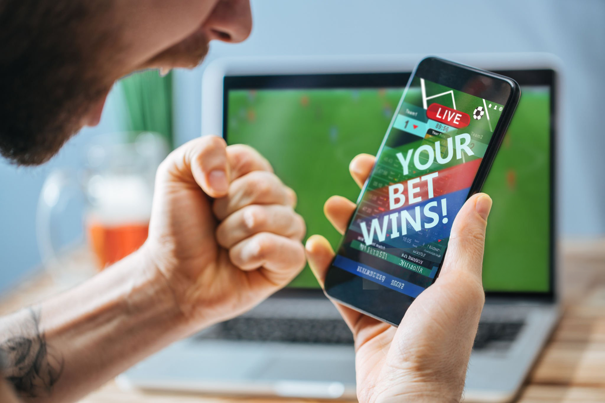 Apostas desportivas no telemóvel